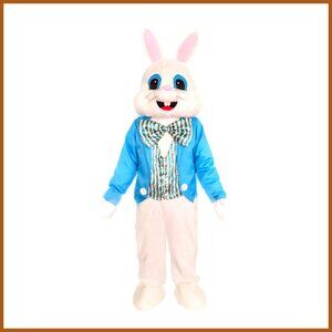 Plush Bunny Costume Adult Full Body Halloween Easter Cosplay